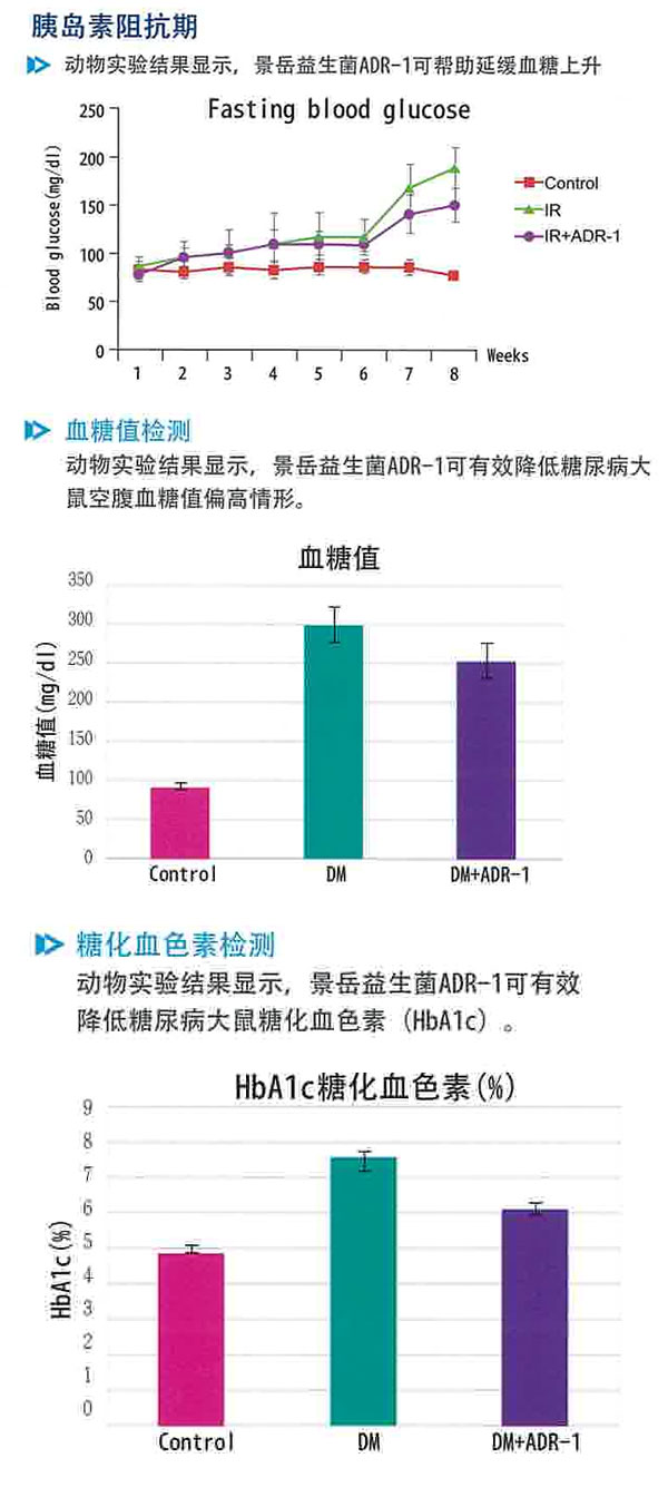 益生菌原料ADR-1降血糖